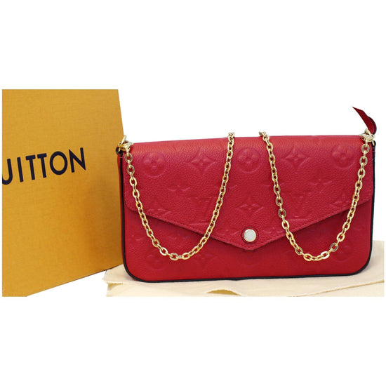 Louis Vuitton Pochette Felicie Card Holder Insert Red - US