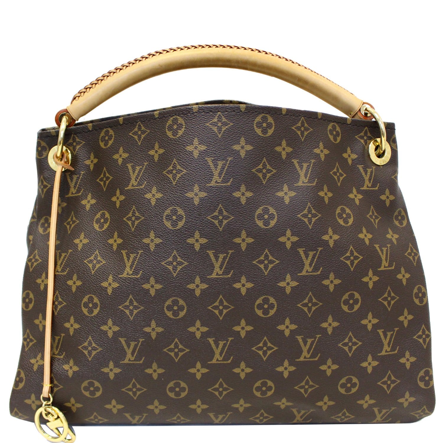 LOUIS VUITTON Artsy MM Monogram Canvas Shoulder Bag Brown-US