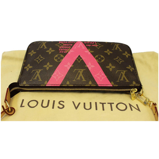 Louis Vuitton Pochette Clés Brown Canvas Wallet (Pre-Owned) - ShopStyle