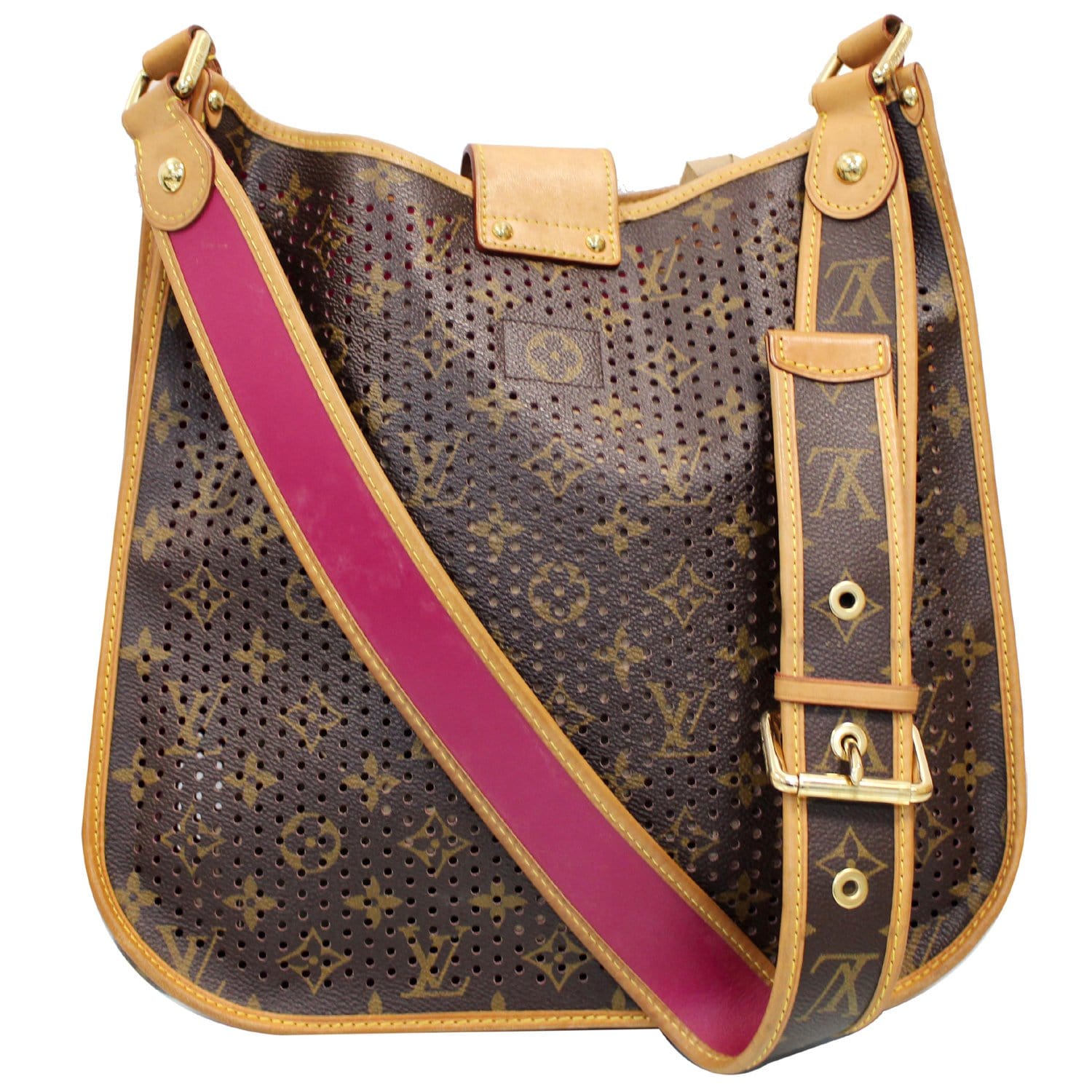 LOUIS VUITTON Perforated Musette Monogram Canvas Crossbody Bag Brown-US