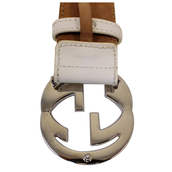 Belt Gucci White size Not specified International in Chain - 25927219