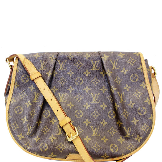 Menilmontant crossbody bag Louis Vuitton Brown in Synthetic - 23544264