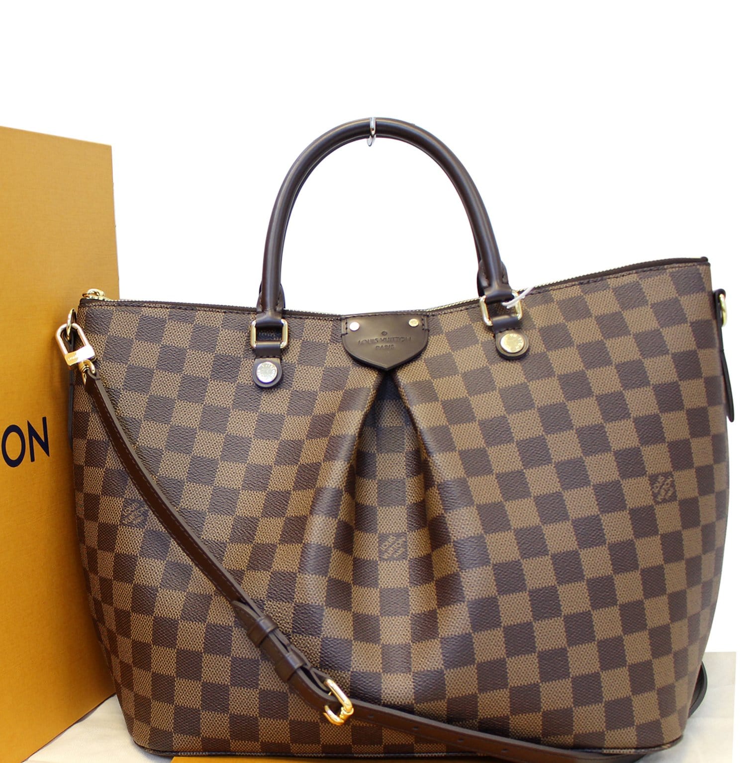 Louis Vuitton Damier Ebene Siena GM Satchel (SHF-23913) – LuxeDH