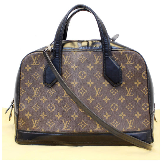 Louis Vuitton Red Monogram Dora PM Dome 2way Satchel Bag Leather