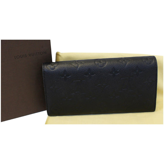 LOUIS VUITTON Clémence Wallet Black Monogram Empreinte