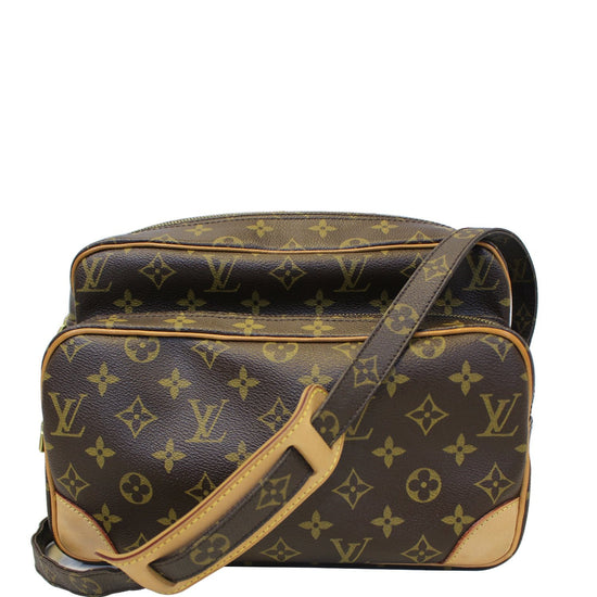 LOUIS VUITTON Nile Monogram Canvas Crossbody Shoulder Bag