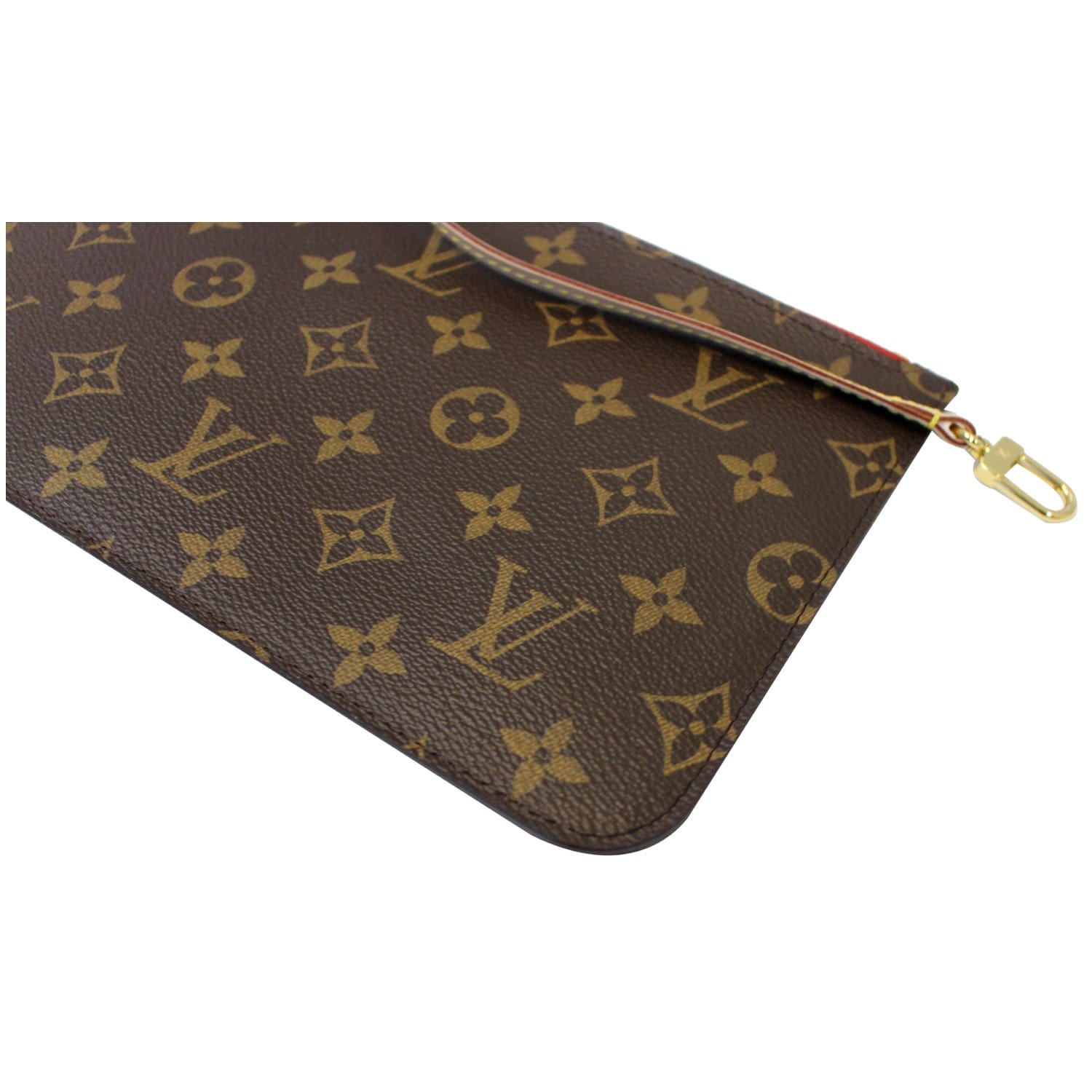 LOUIS VUITTON Pochette Wristlet Pouch Monogram Canvas Neverfull MM/GM-US