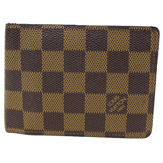 LOUIS VUITTON Brown Pre Loved AS IS Damier Wallet