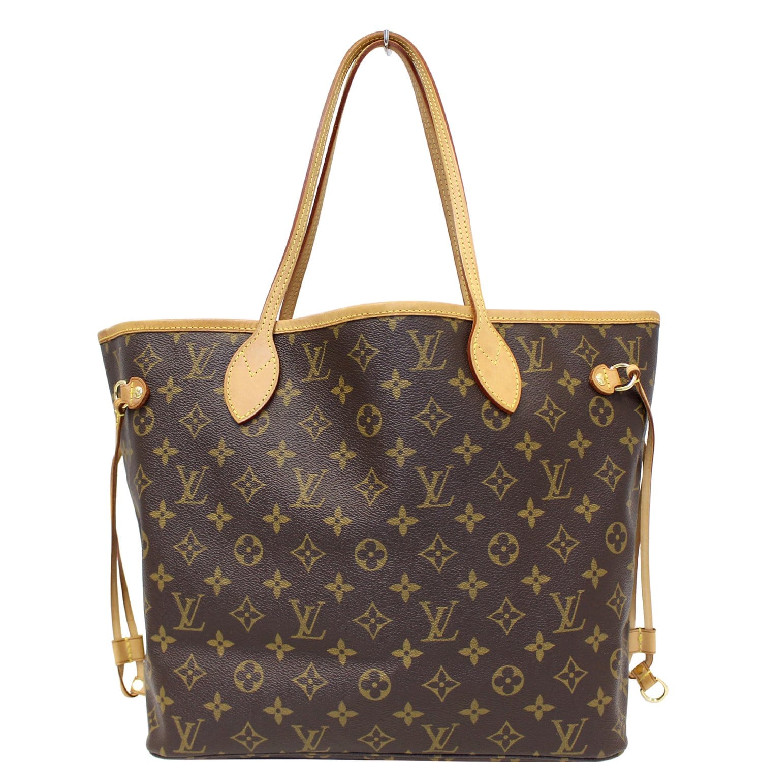 Louis Vuitton Neverfull MM Canvas Tote Shoulder Bag