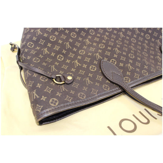 Louis Vuitton Fusain Monogram Idylle Neverfull MM Tote Bag