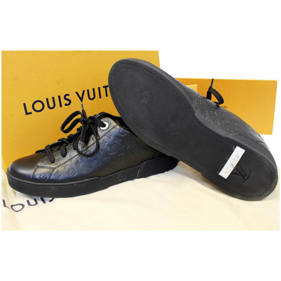 Louis Vuitton Black Empreinte Leather Stellar High Top Sneakers Size 37.5