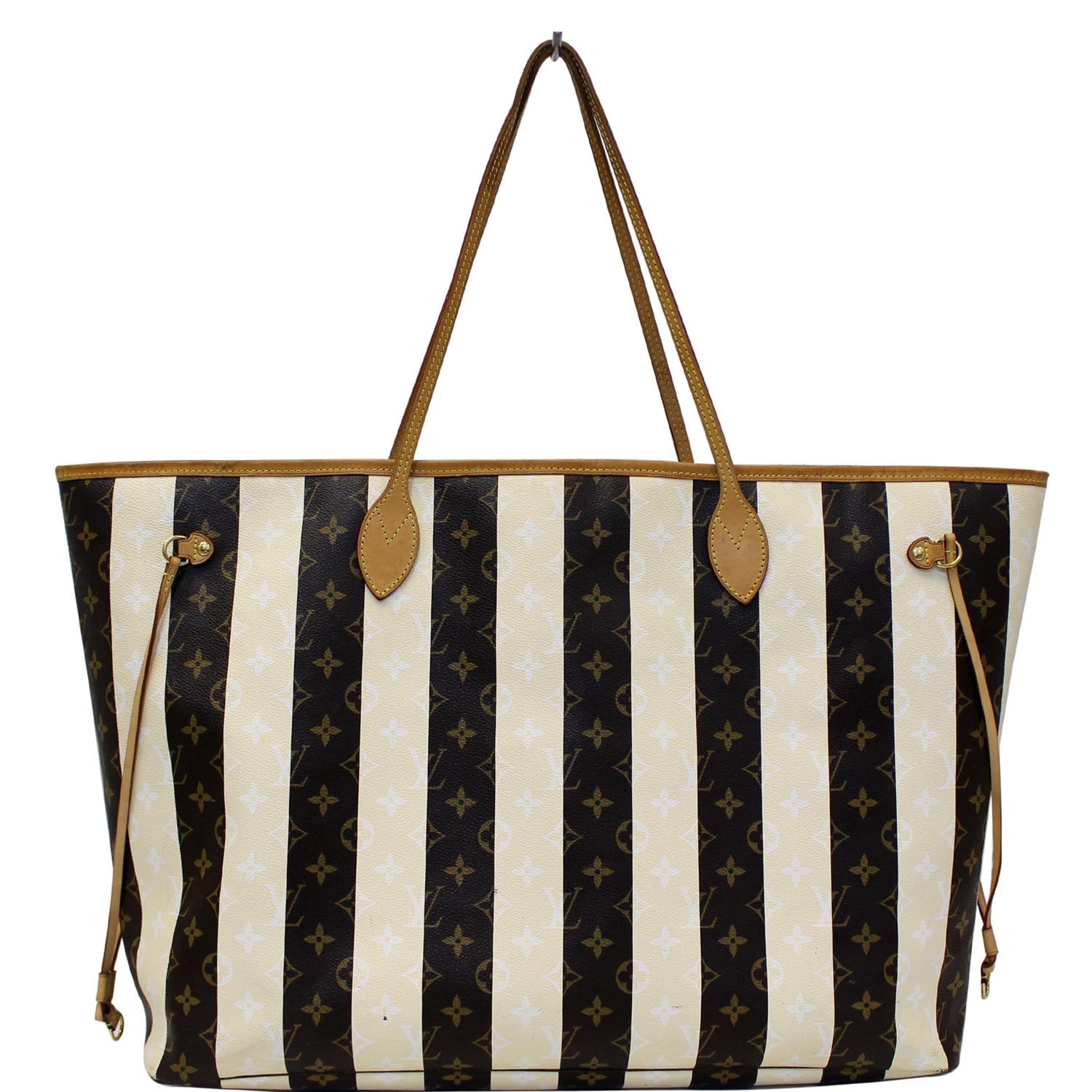 LOUIS VUITTON Limited Edition Monogram Rayures Neverfull MM Tote