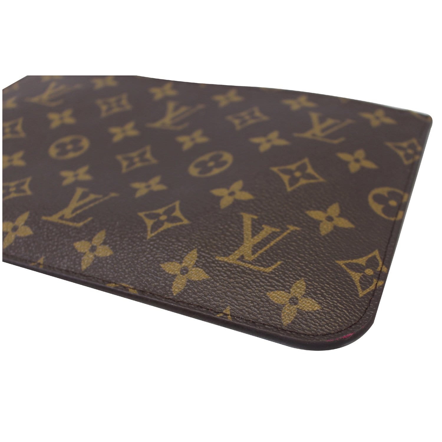 Louis Vuitton Neverfull Wristlet Pouch Monogram Yellow in Monogram Coated  Canvas with Gold-tone - US