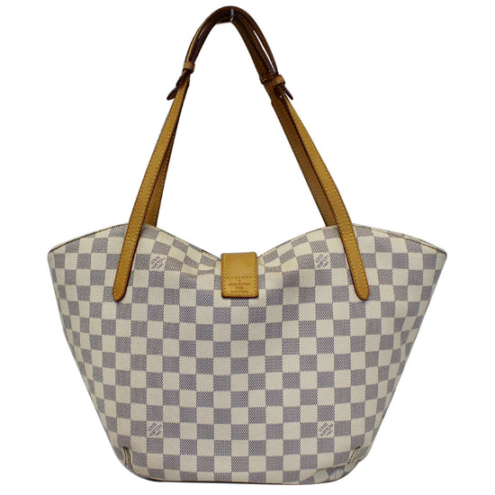 Louis Vuitton, Bags, Louisvuitton Salina Gm Shoulder Bag In Damier Azur  Canvas Mint Condition