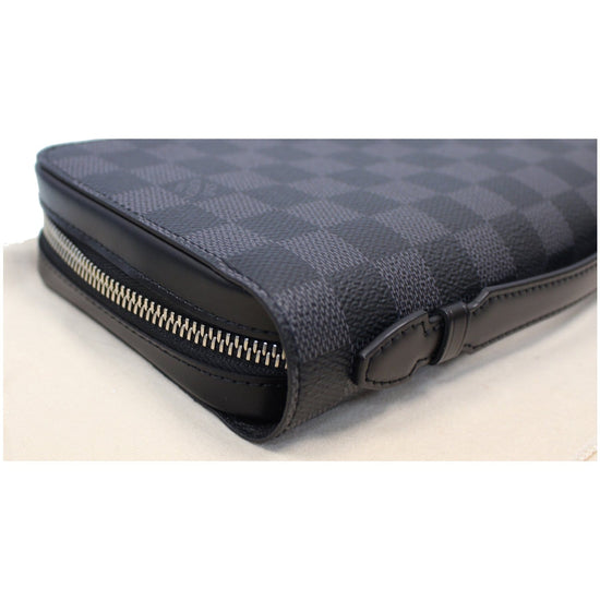 Louis Vuitton Damier Graphite Blue Vasco Zippy (Unisex) Wallet