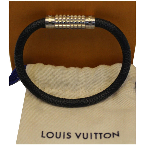 Louis Vuitton® Digit Bracelet Graphite. Size 21