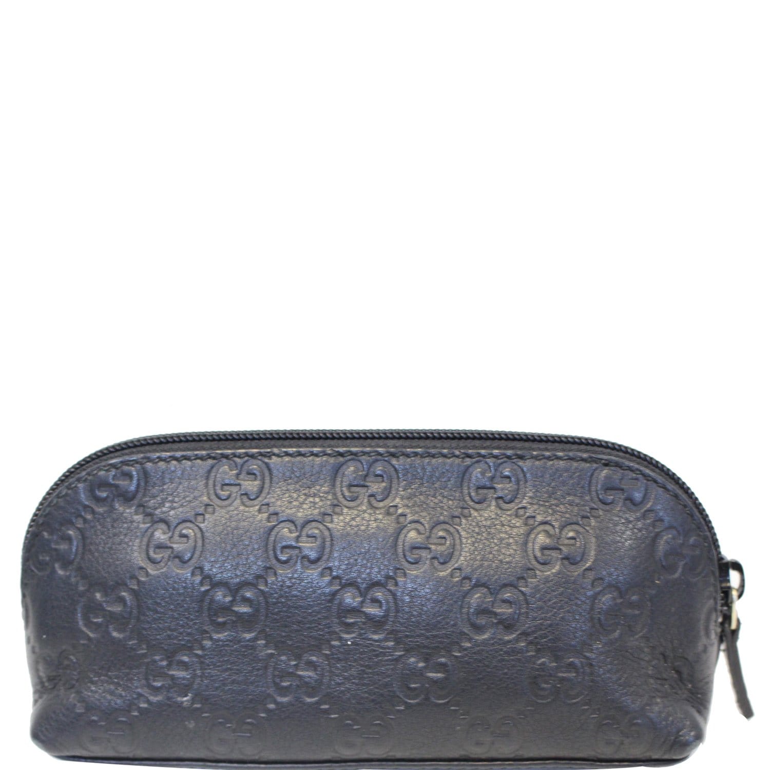 GUCCI Guccissima Cosmetic Case Bag Black 272367