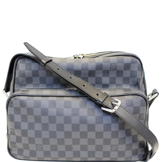 Louis Vuitton Sac Leoh Damier Graphite Messenger Bag