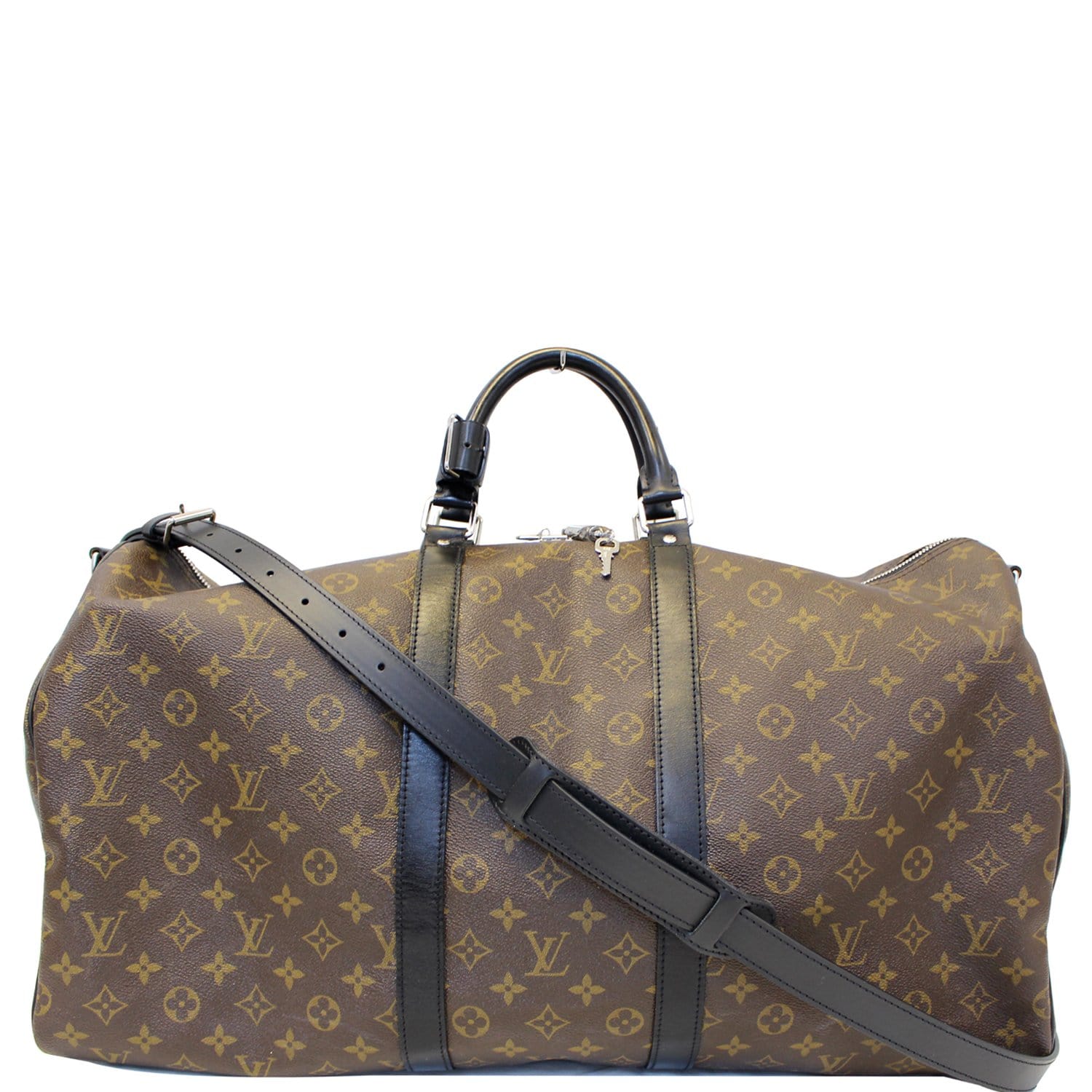 Brown Louis Vuitton Monogram Keepall 55 Travel Bag – Designer Revival