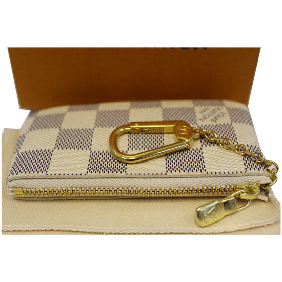 Louis Vuitton Key Pouch Damier Azur White/Blue