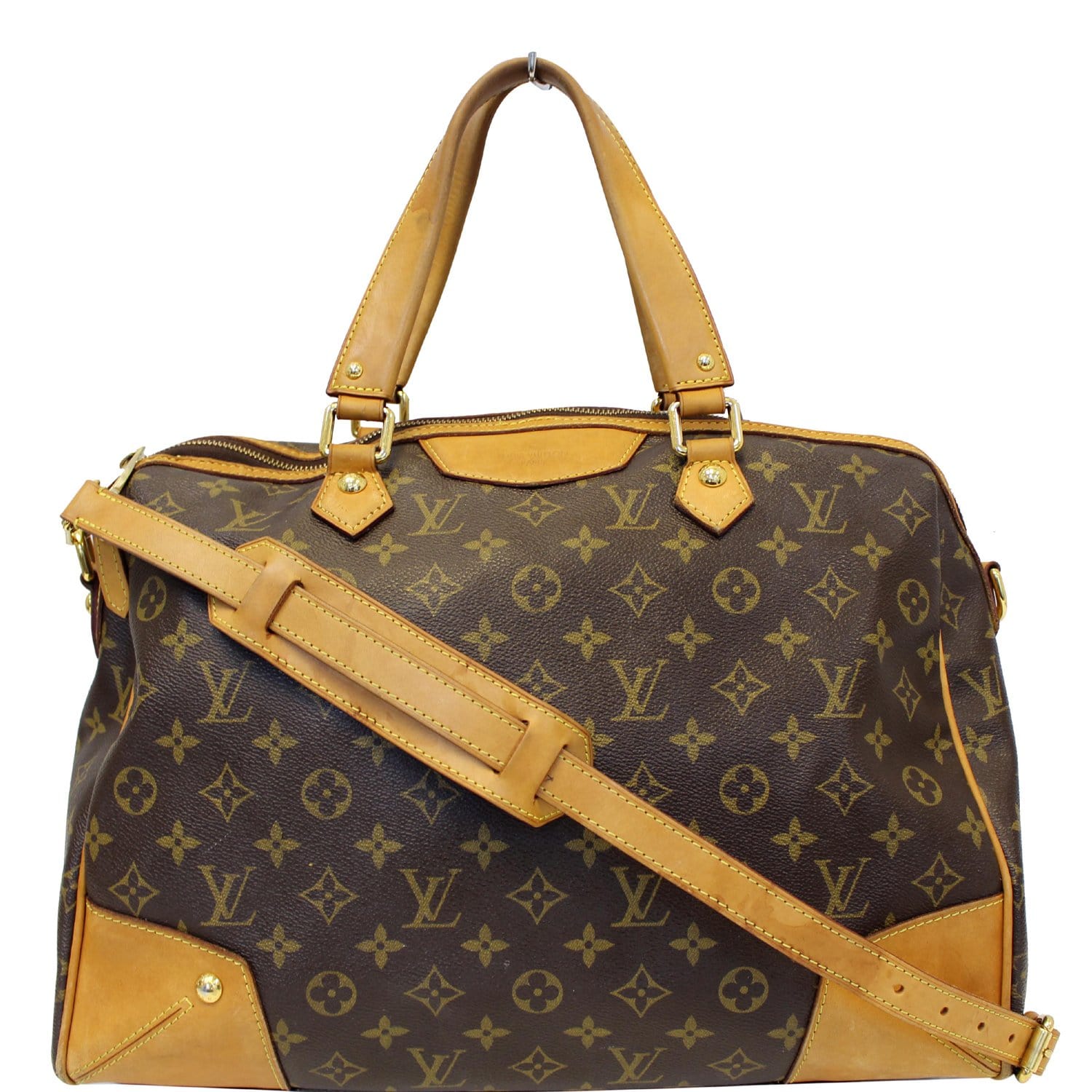 Retiro vegan leather handbag Louis Vuitton Brown in Vegan leather - 26337577