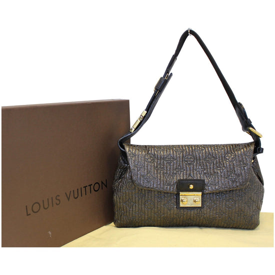 Motard handbag Louis Vuitton Black in Suede - 31395790