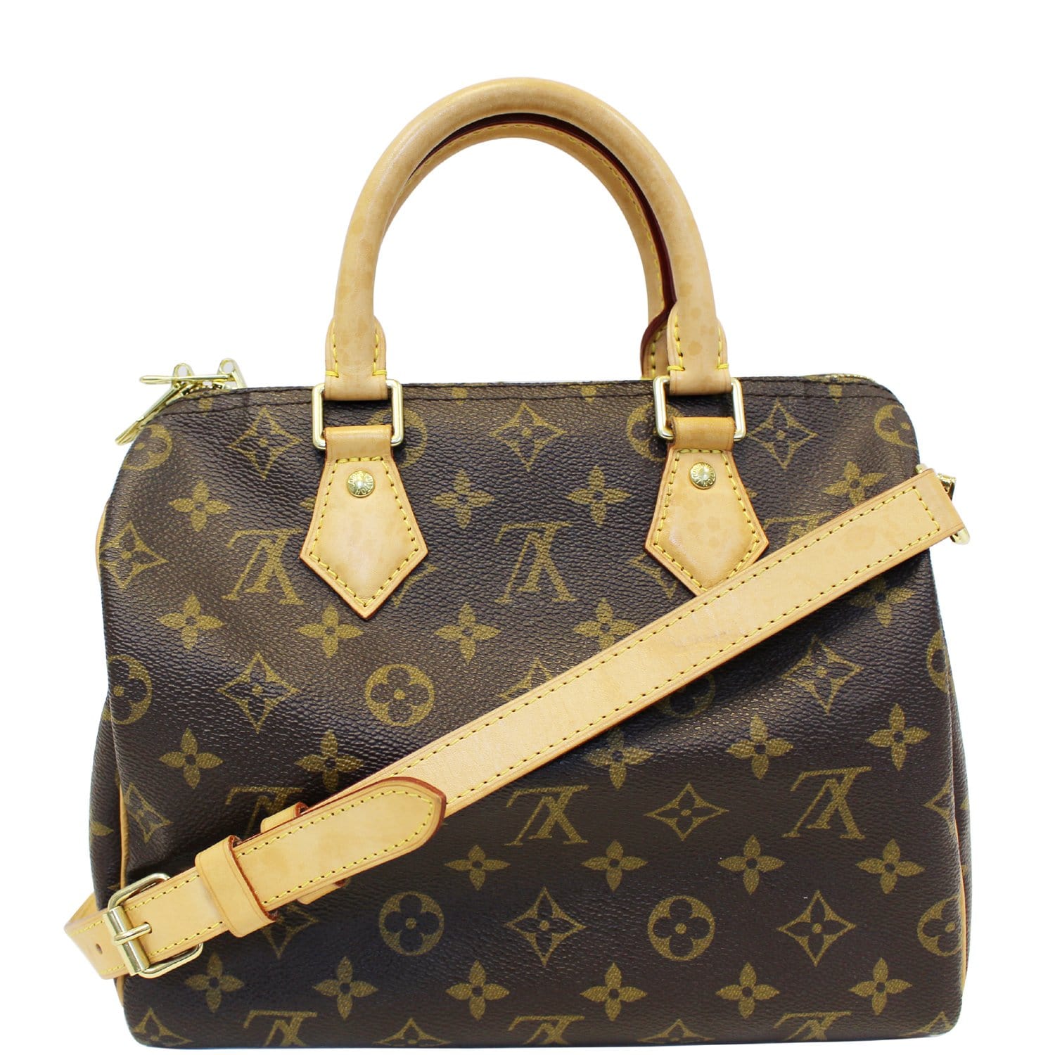 LOUIS VUITTON Speedy 25 Bandouliere Monogram Canvas Shoulder Bag-US