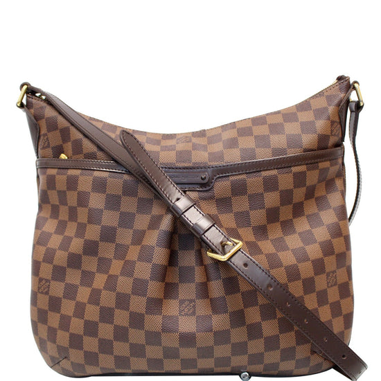 LOUIS VUITTON Bloomsbury GM Damier Ebene Shoulder Crossbody Bag Brown-US