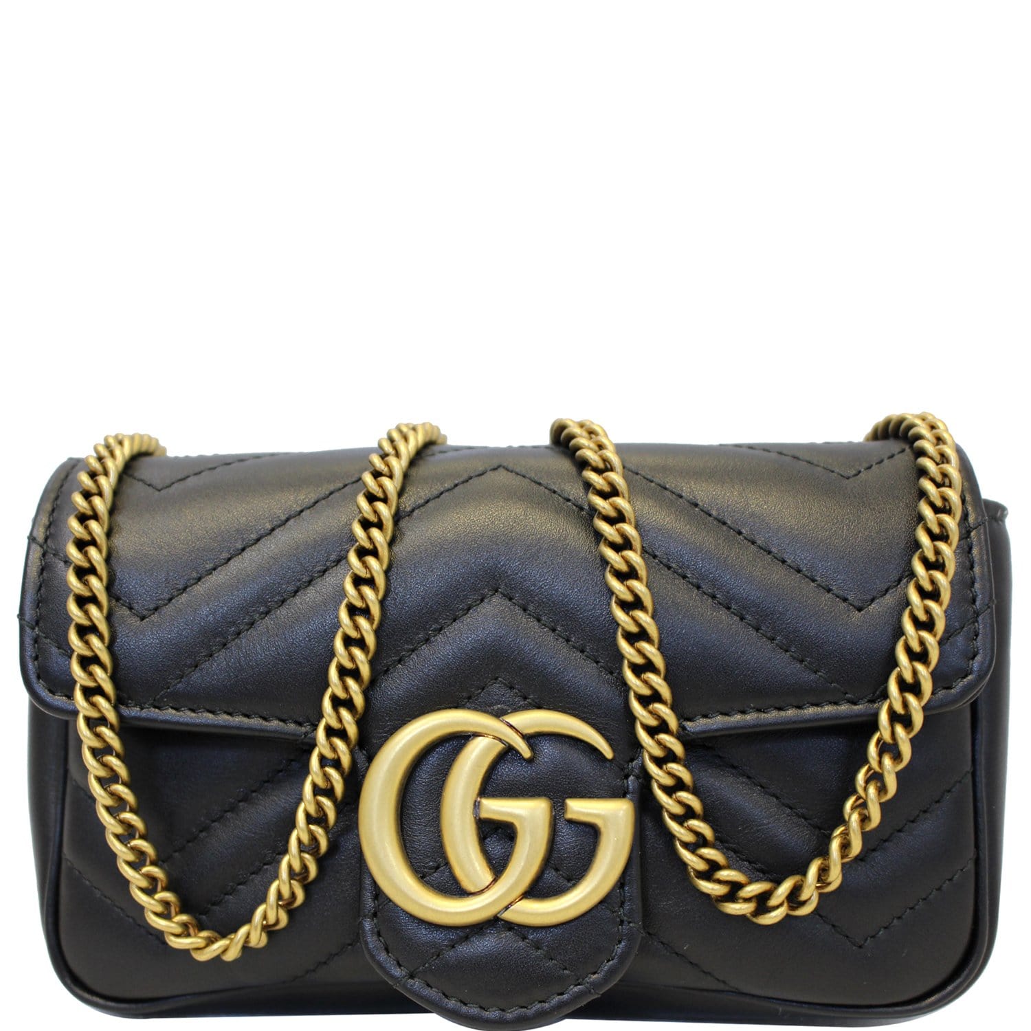 Gucci GG Marmont Matelassé Super Mini Chain Bag