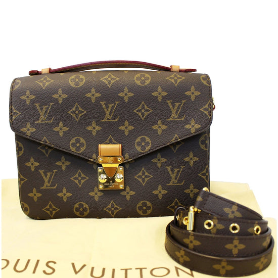 Louis Vuitton Pochette Metis Monogram Braided Coquelicot Red in Coated  Canvas with Gold-tone - US