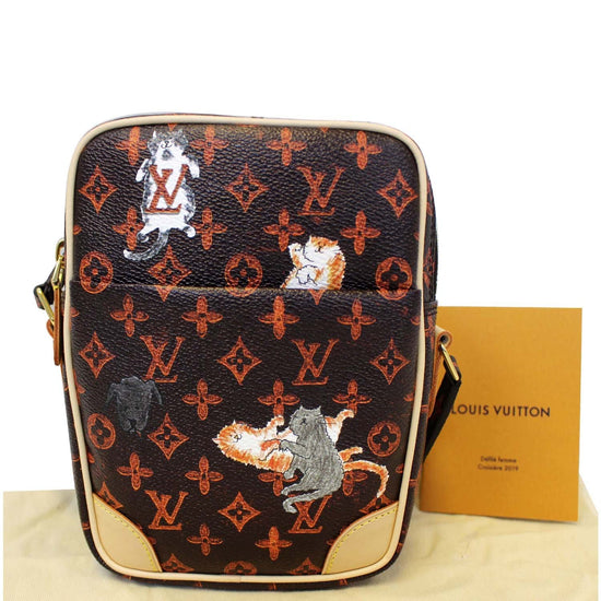 Louis Vuitton Paname Bag Limited Edition Grace Coddington Catogram Canvas  MM Brown 236124159
