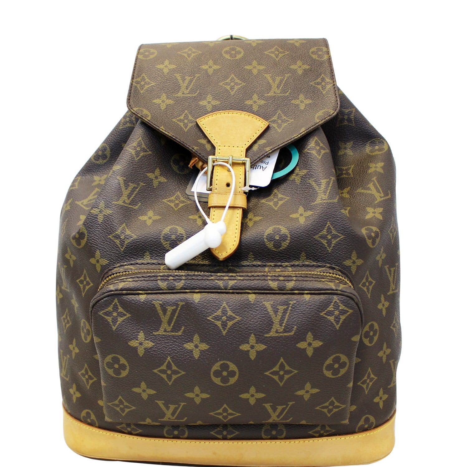 Louis Vuitton Montsouris Gm Brown Canvas Backpack Bag (Pre-Owned