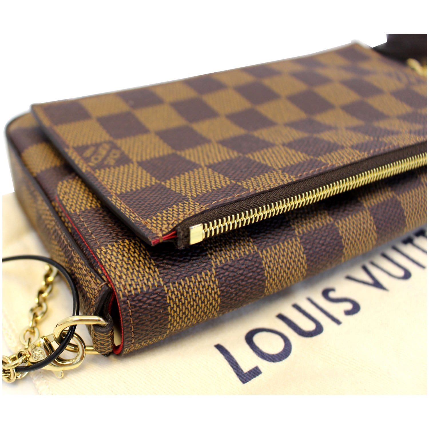 Louis Vuitton Pochette Felicie Damier Azur Rose Ballerine Lining in Canvas  with Gold-tone - US