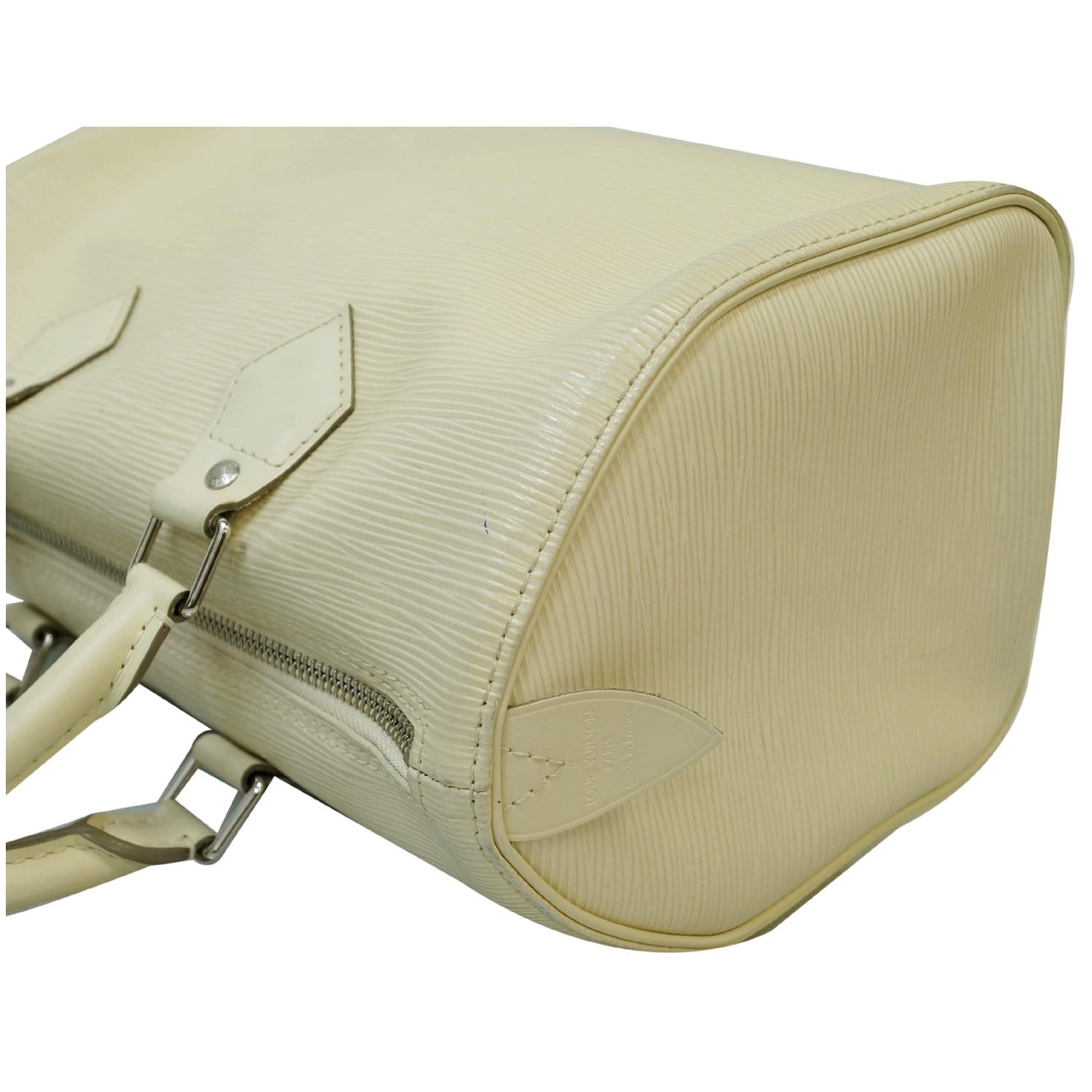 Louis Vuitton Speedy 30 Epi Leather Satchel Bag Rank B