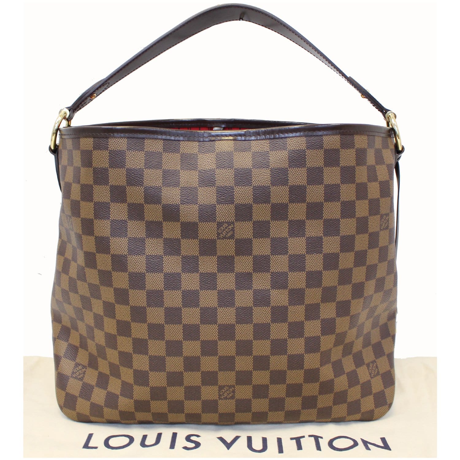 Check Out LV Brown Checkers Men Belt