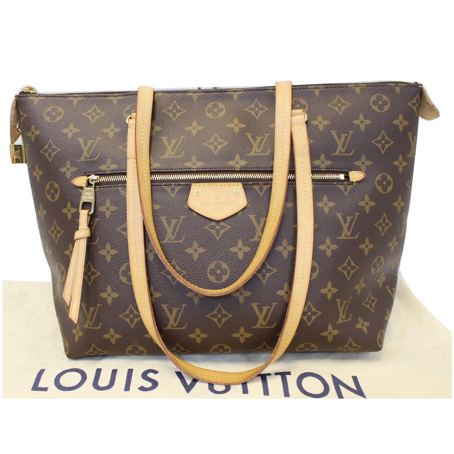 LOUIS VUITTON Iena MM Monogram Canvas Shoulder Bag Brown-US