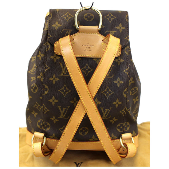 LOUIS VUITTON Mini Montsouris Monogram Canvas Backpack Bag-US