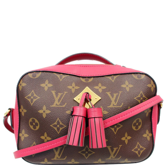 Louis Vuitton Crossbody Saintonge Monogram Freesia in Coated  Canvas/Calfskin with Brass - US