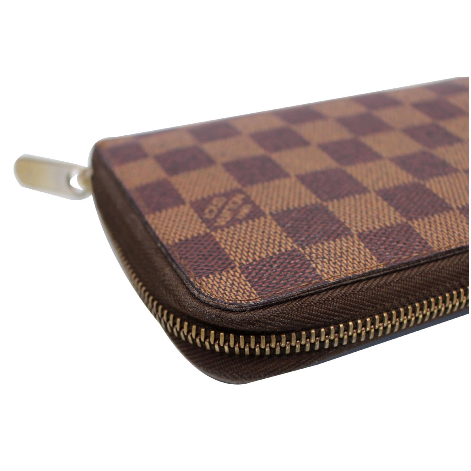 LOUIS VUITTON Zippy Damier Ebene Organizer Wallet Brown-US