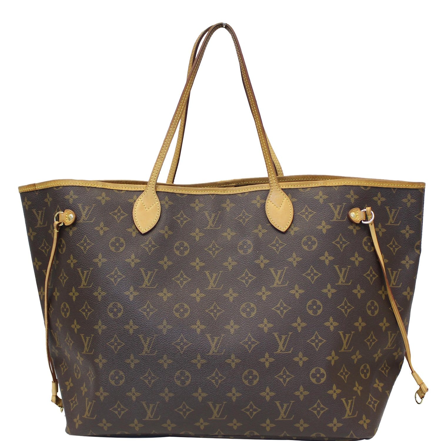 LOUIS VUITTON Neverfull GM Monogram Canvas Tote Shoulder Bag Brown-US