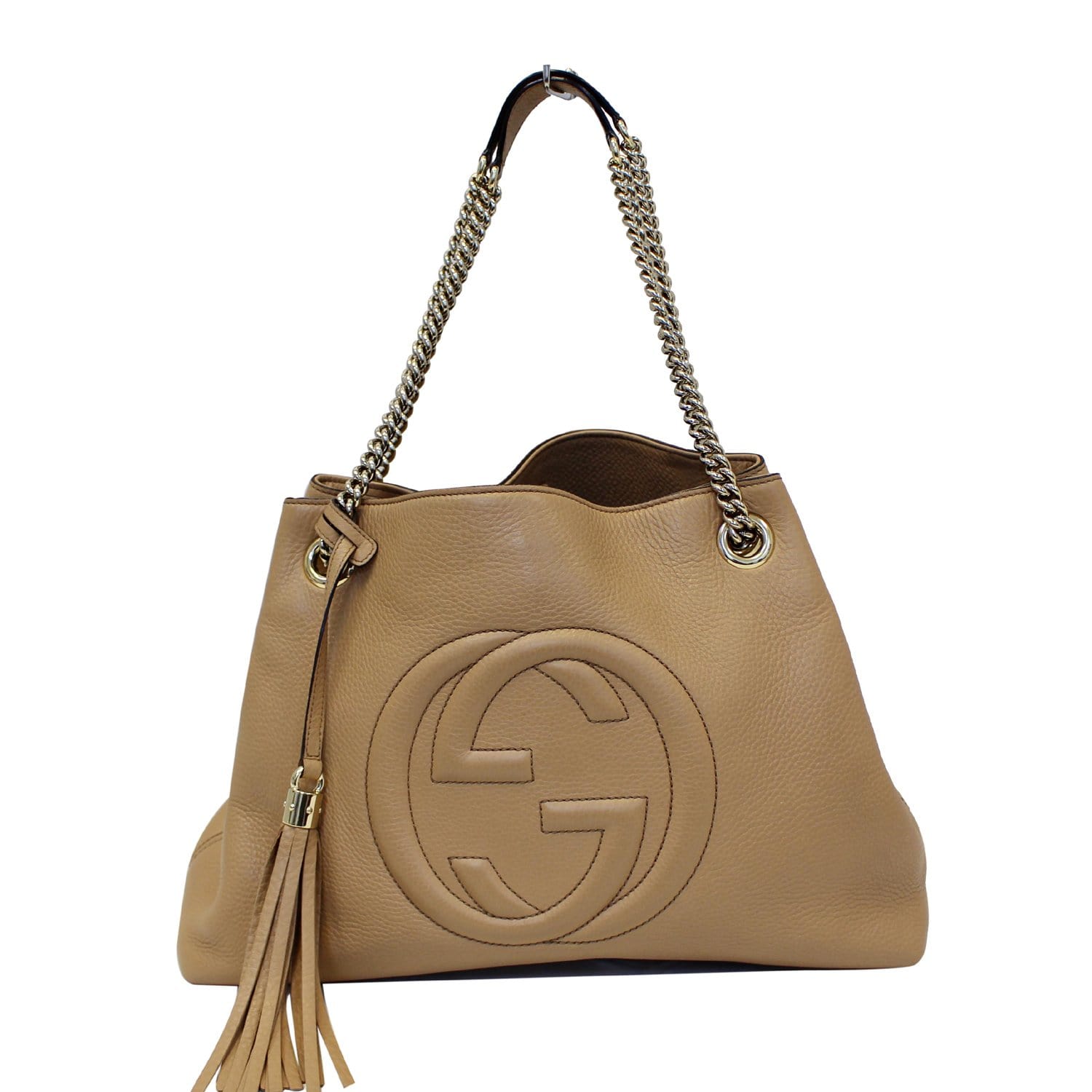 Gucci, Bags, Gucci Micro Gg White Coated Canvas Leather Pochette Shoulder  Bag