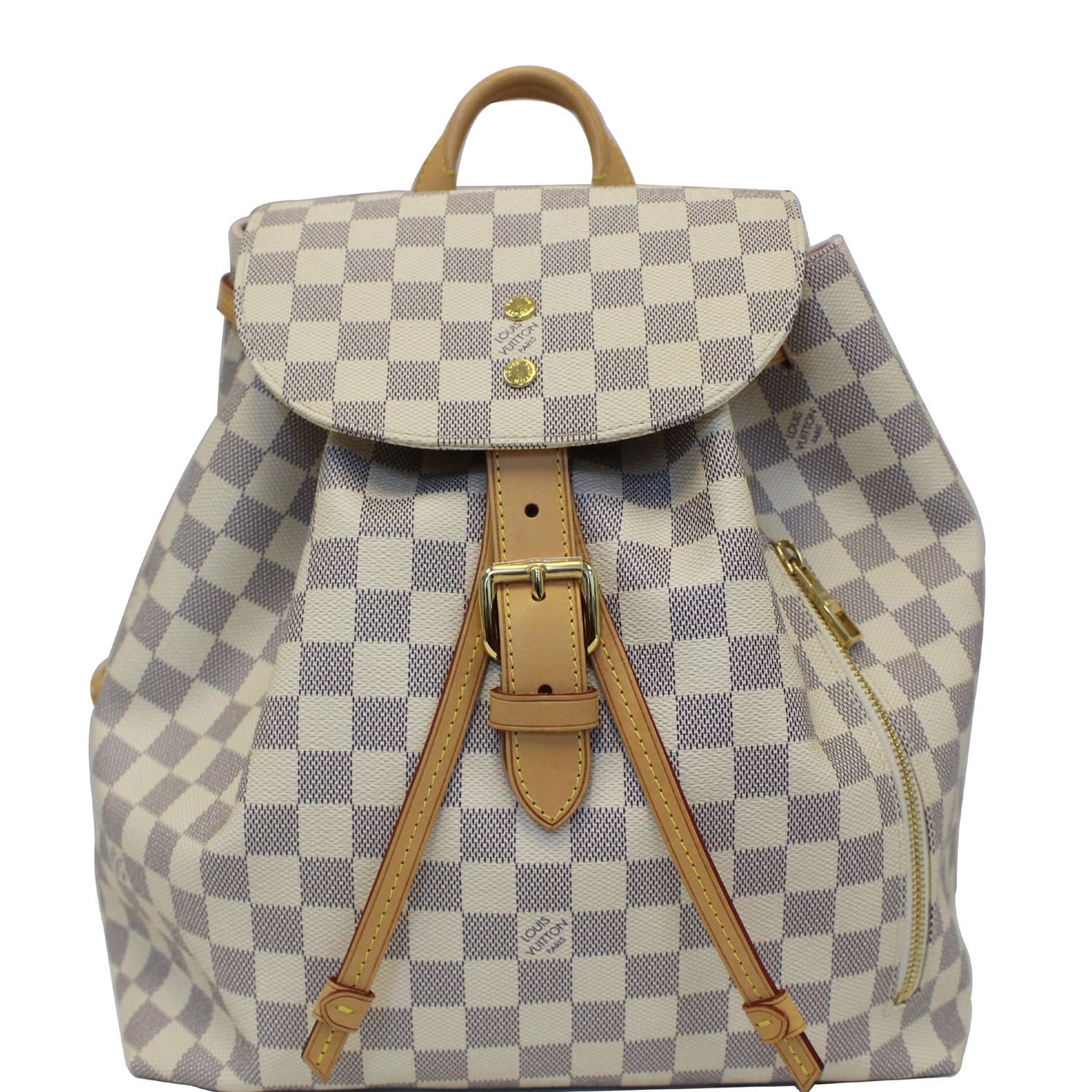 Louis Vuitton Vintage - Damier Azur Sperone Backpack - White