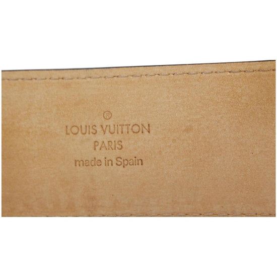 Louis Vuitton Monogram Canvas LV Initials Belt Size 110/44 - Yoogi's Closet