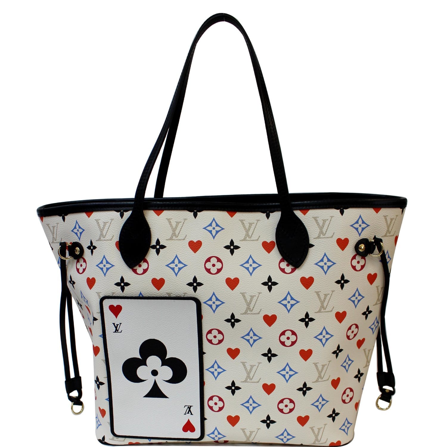 Louis Vuitton White Multicolor Monogram Canvas Game On Neverfull