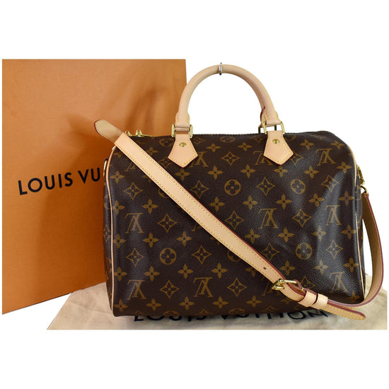 Louis Vuitton Speedy Bandouliere Bag Monogram Canvas 30 Brown 2316921