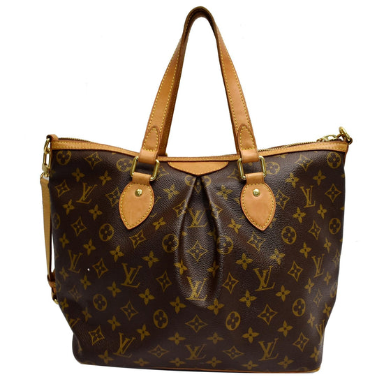 Palermo leather crossbody bag Louis Vuitton Brown in Leather