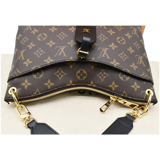 Odeon MM louis vuitton monogram and black leather bag in new condition  Brown Cloth ref.379846 - Joli Closet