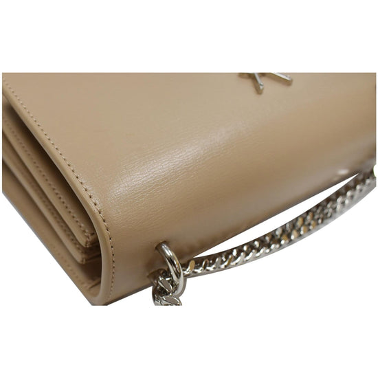 Sunset leather crossbody bag Saint Laurent Beige in Leather - 34443053