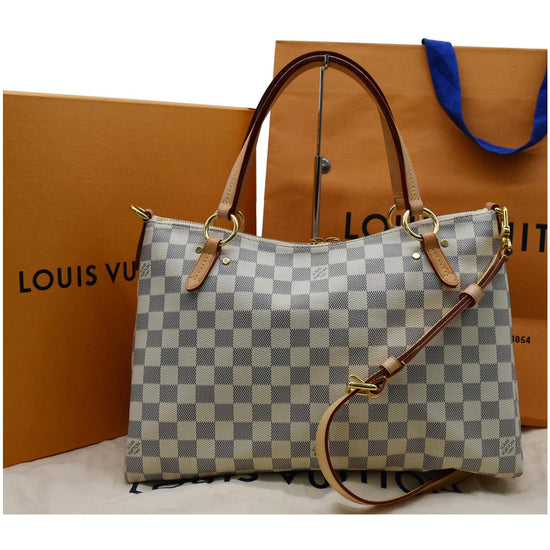 LOUIS VUITTON Lymington Damier Azur Shoulder Bag White