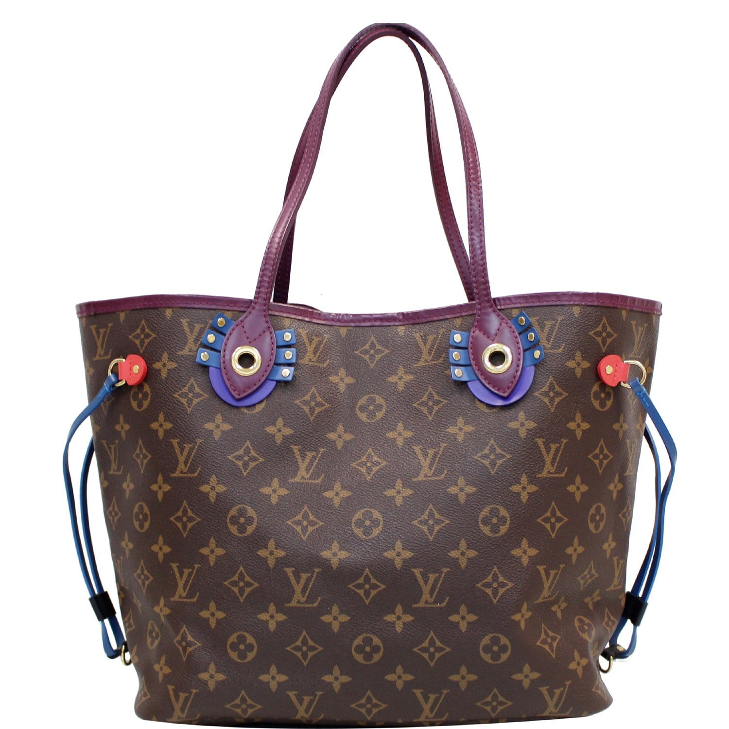 LOUIS VUITTON NEVERFULL MM Totem Limited Edition Flamingo RARE authentic